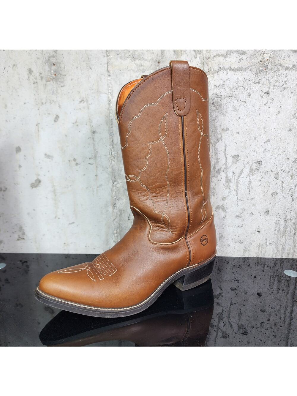Double H HH Boot Company Cowboy Boots Men's Size 11 D Brown Leather Western